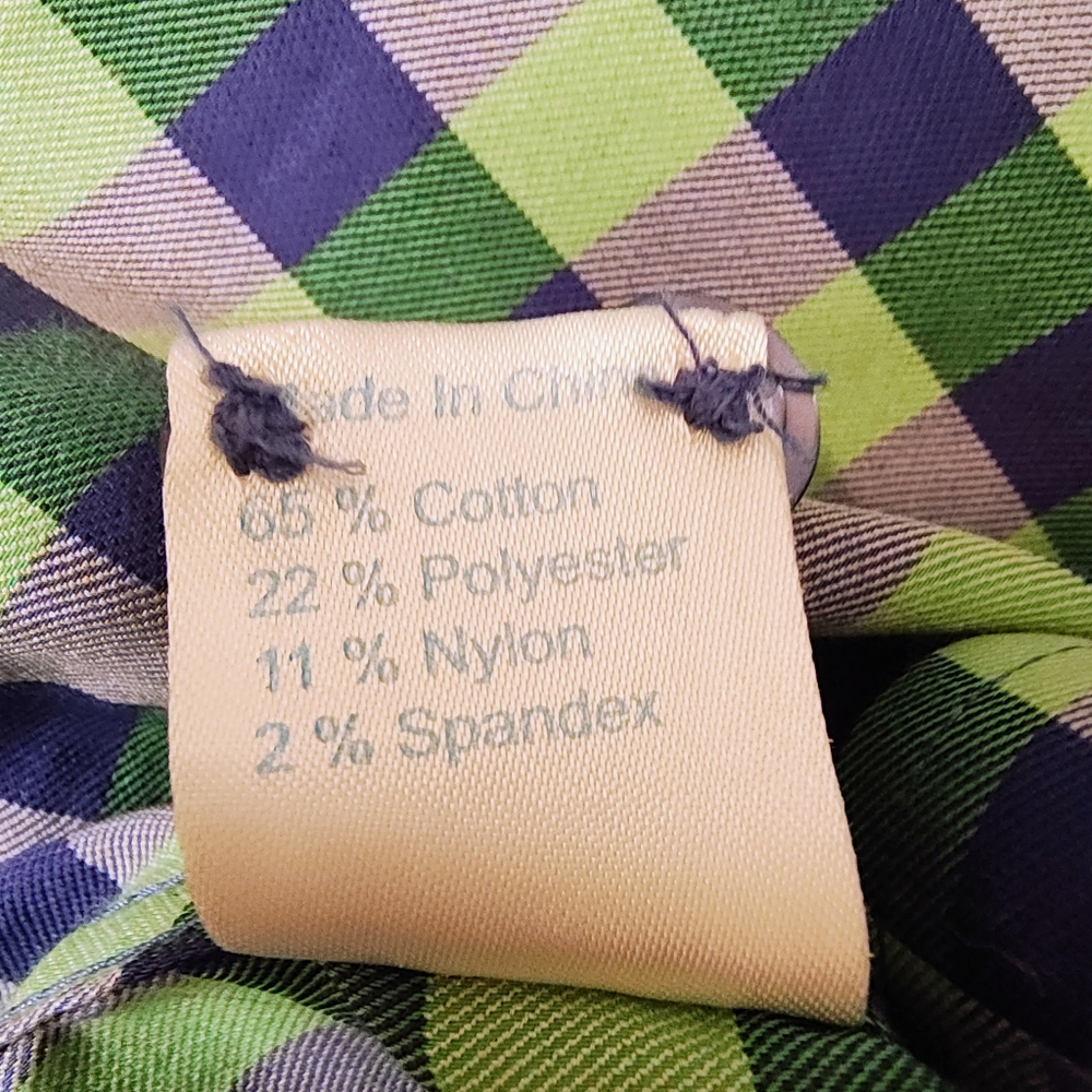 Twillory Gingham Plaid Performance Button Down 15… - image 4